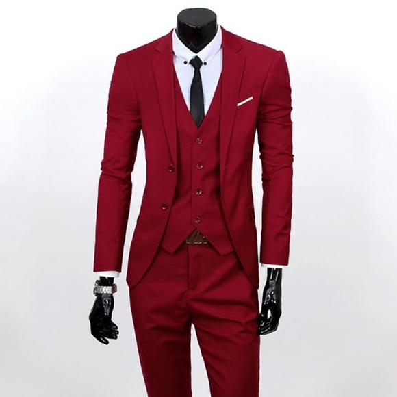 New 3pcs Suits for Men - Casual Wedding Formal